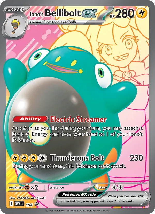 Bellibolt ex da Kissera SVP Black Star Promos 194/225