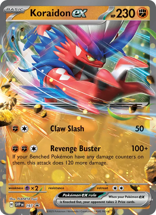 Koraidon ex SVP Black Star Promos 197/225