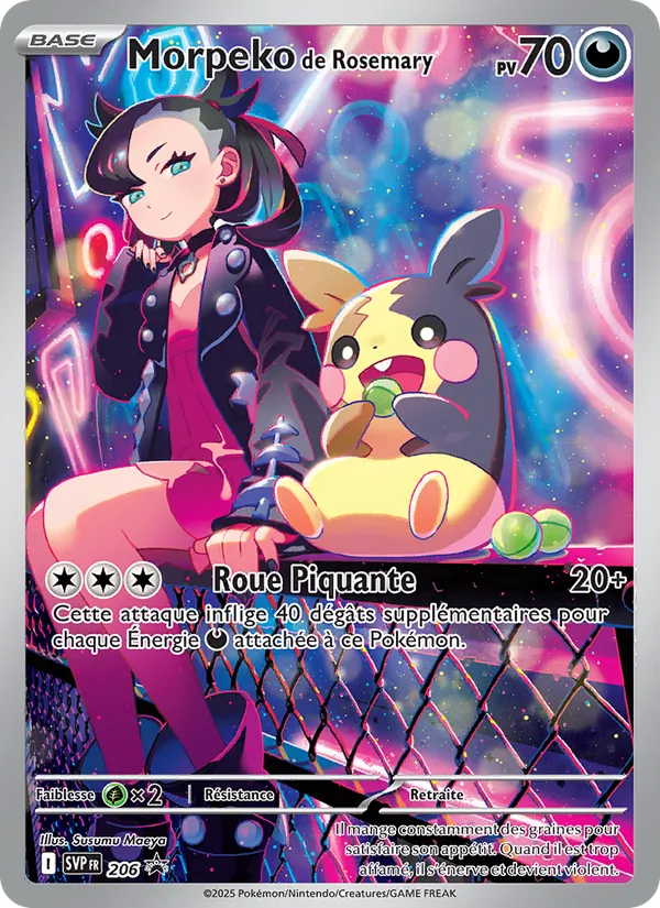 Morpeko de Rosemary SVP Black Star Promos 206/225