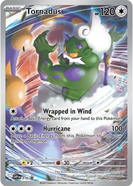 Tornadus SVP Black Star Promos 210/225