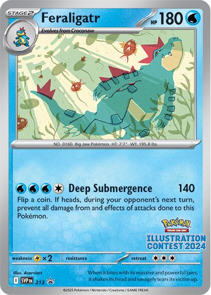 Feraligatr SVP Black Star Promos 213/225