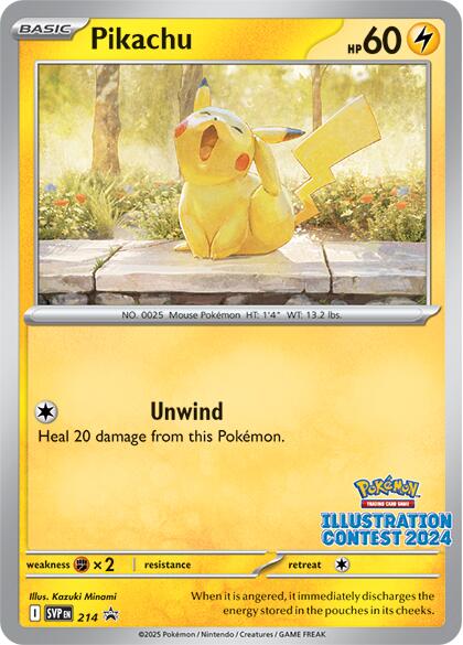 Pikachu SVP Black Star Promos 214/225
