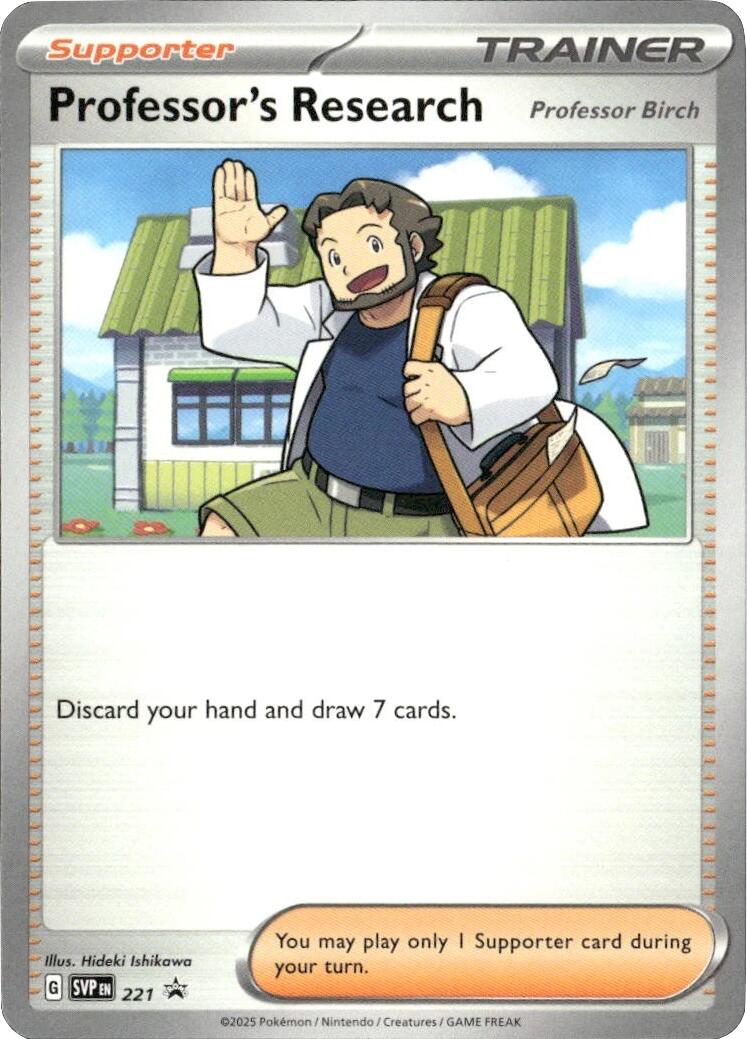 Forschung des Professors SVP Black Star Promos 221/225