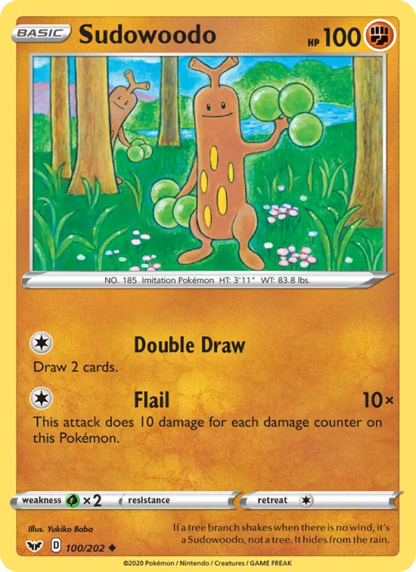 Sudowoodo Sword & Shield 100/202