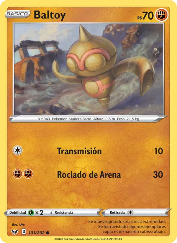Baltoy Espada y Escudo 101/202