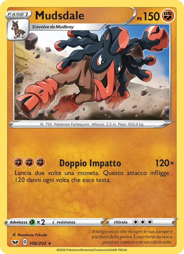 Mudsdale Spada e Scudo 106/202