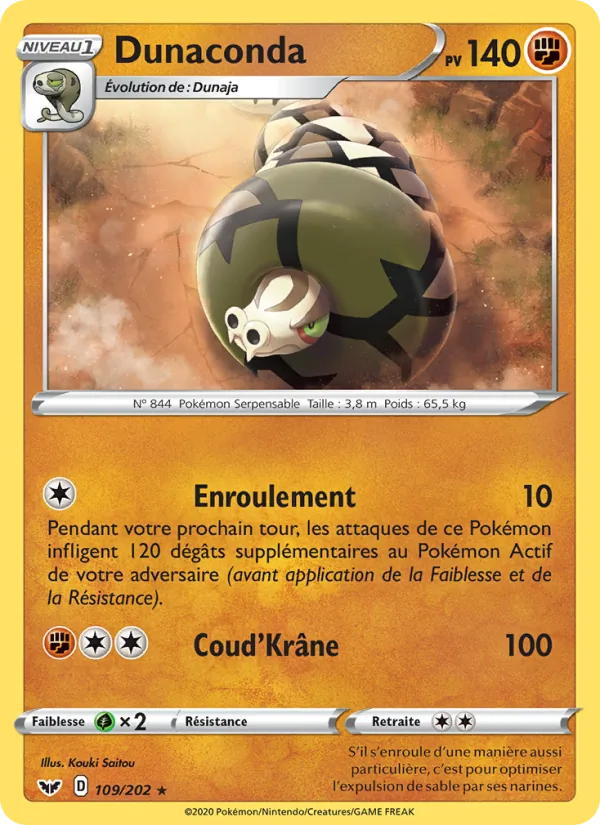 Dunaconda Épée et Bouclier 109/202