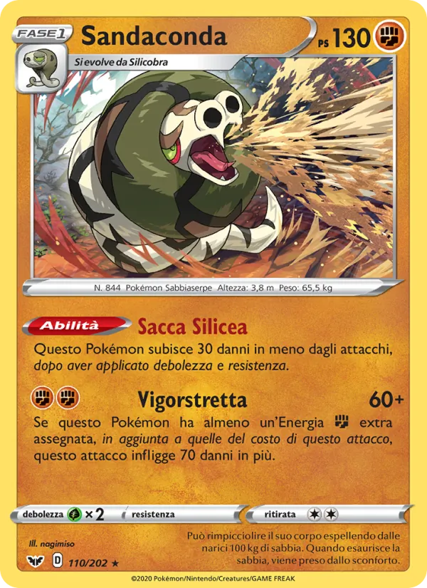 Sandaconda Spada e Scudo 110/202