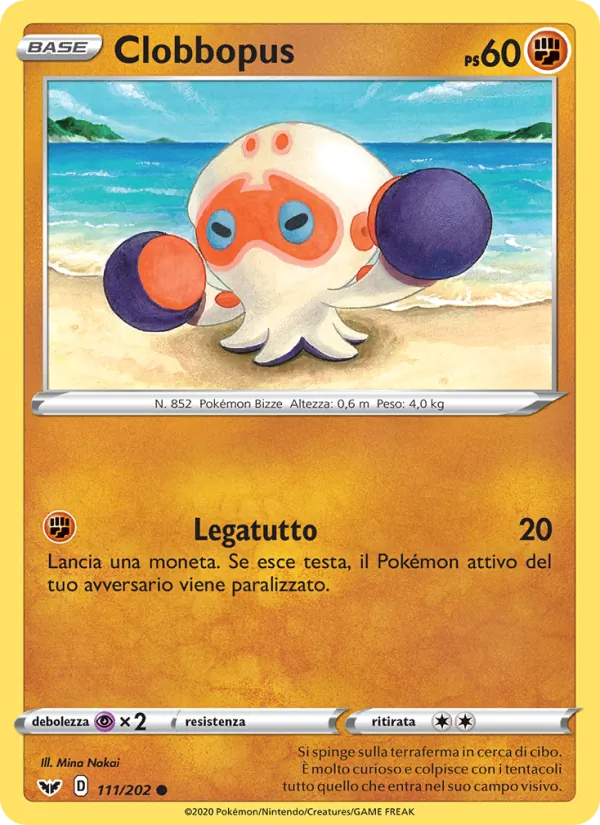 Clobbopus Spada e Scudo 111/202