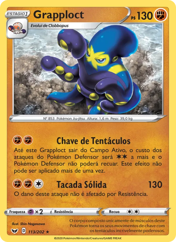Grapploct Espada e Escudo 113/202