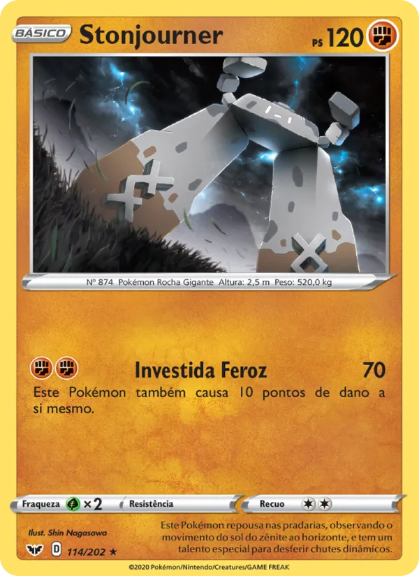 Stonjourner Espada e Escudo 114/202