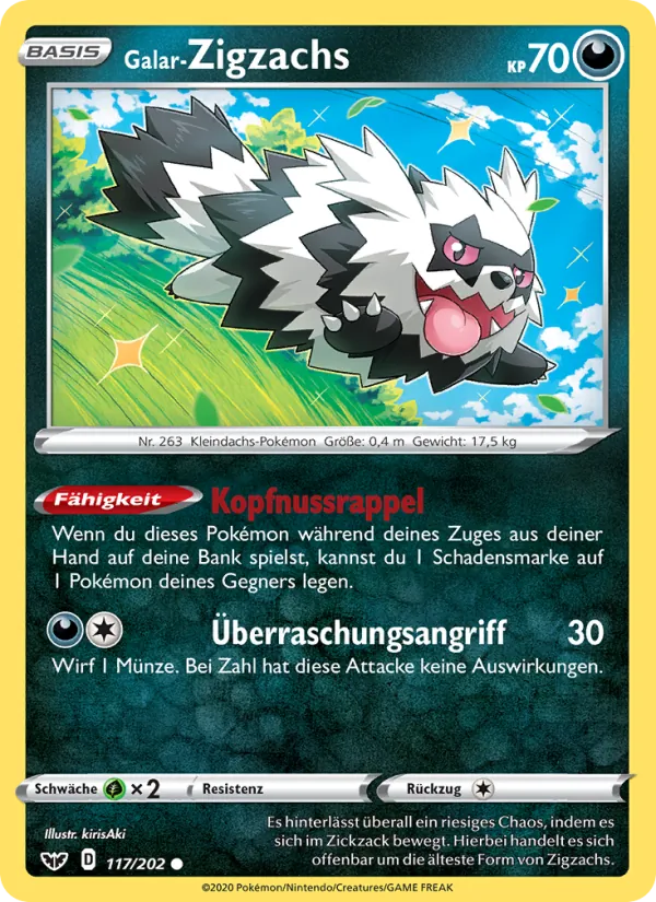 Galar-Zigzachs Schwert & Schild 117/202