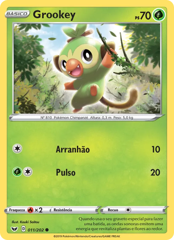 Grookey Espada e Escudo 11/202