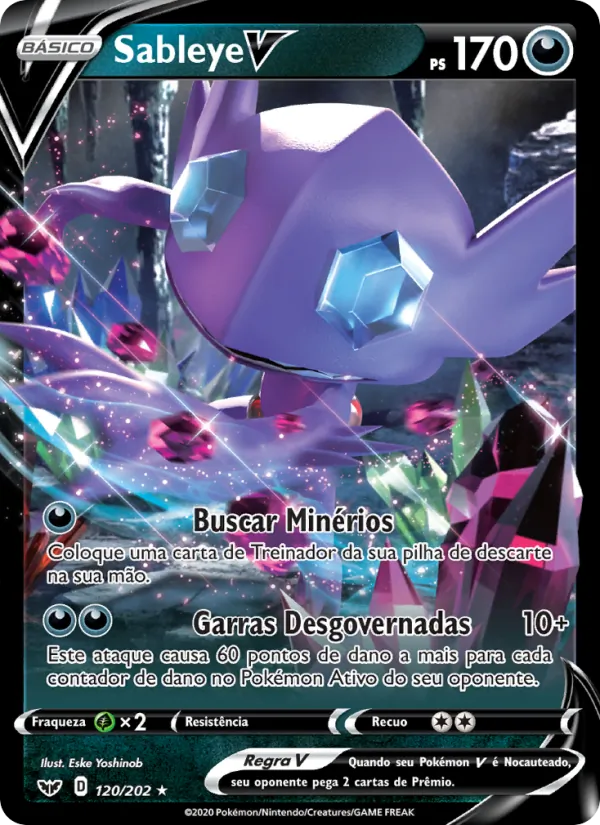 Sableye V Espada e Escudo 120/202