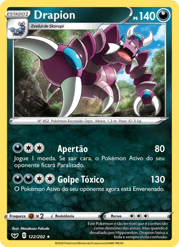 Drapion Espada e Escudo 122/202