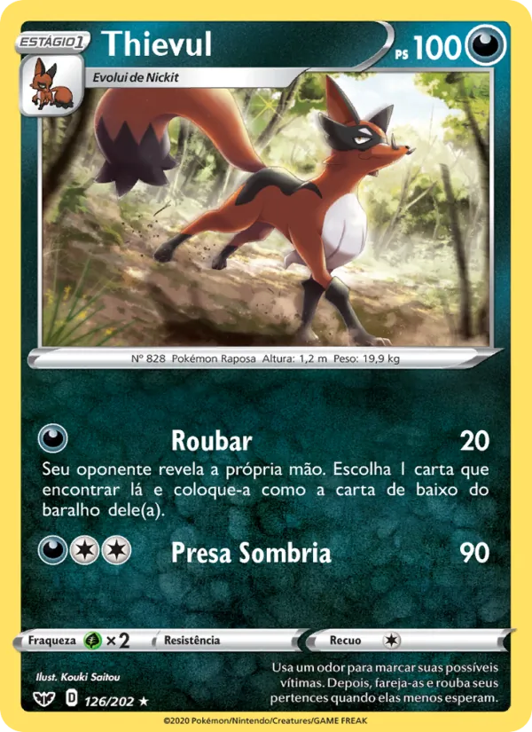 Thievul Espada e Escudo 126/202