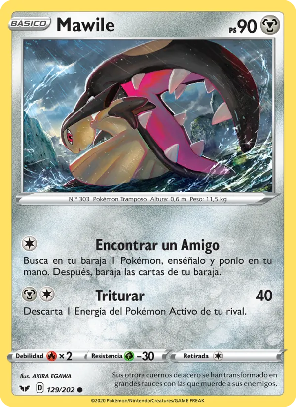 Mawile Espada y Escudo 129/202