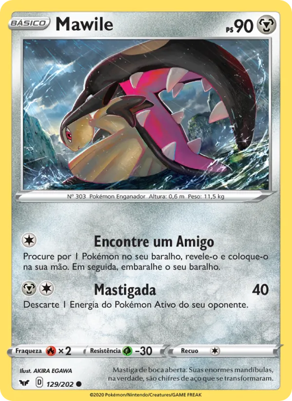 Mawile Espada e Escudo 129/202
