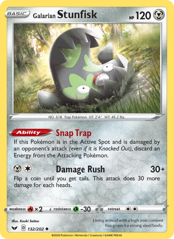 Galarian Stunfisk Sword & Shield 132/202