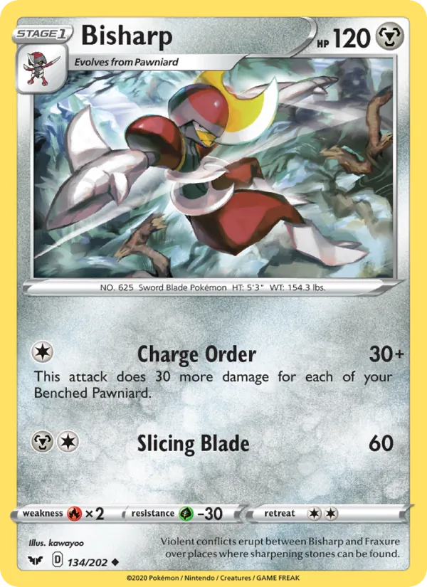 Bisharp Sword & Shield 134/202