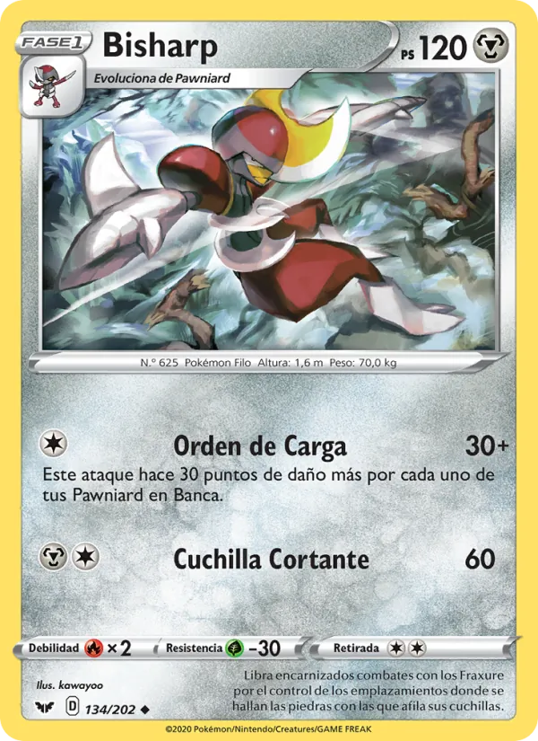 Bisharp Espada y Escudo 134/202