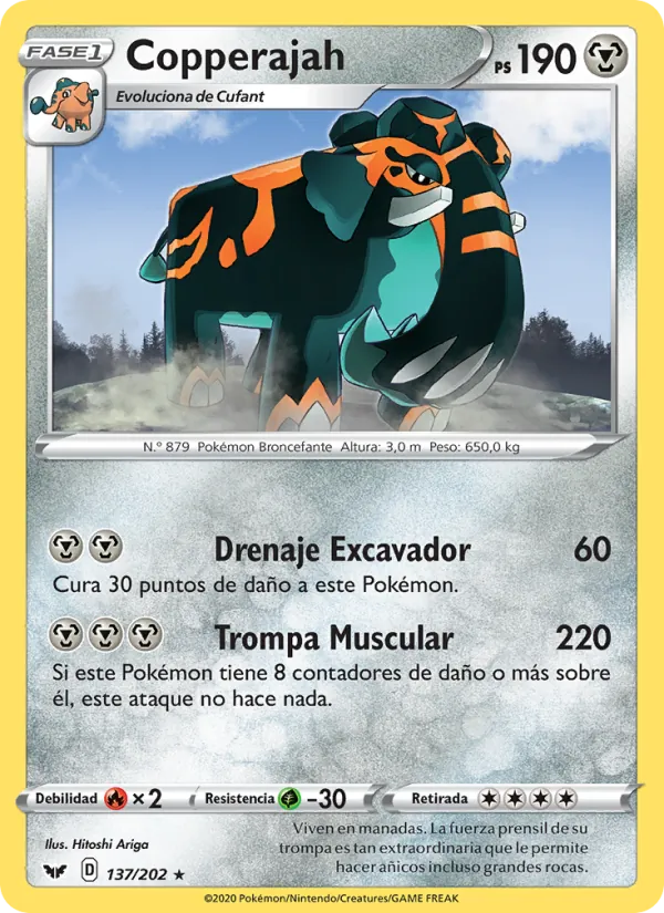 Copperajah Espada y Escudo 137/202
