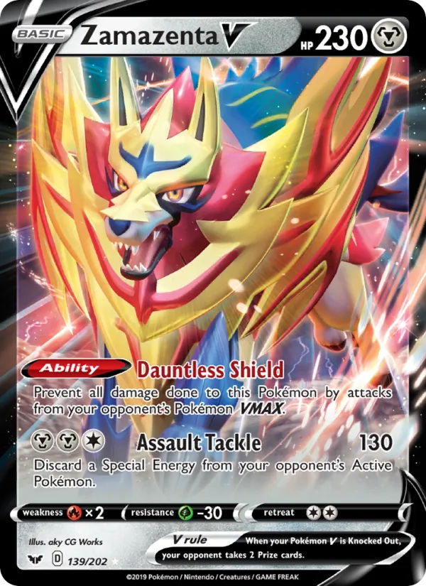 Zamazenta V Sword & Shield 139/202