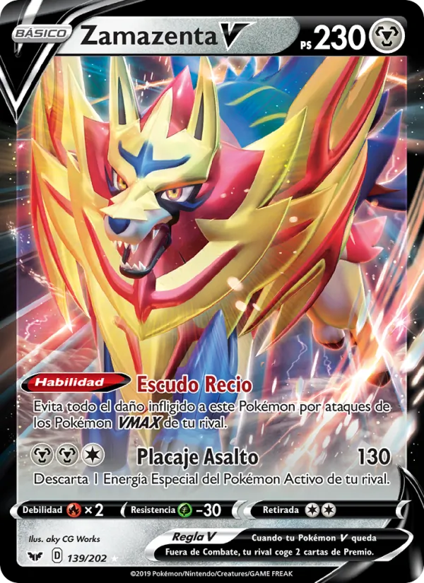 Zamazenta V Espada y Escudo 139/202