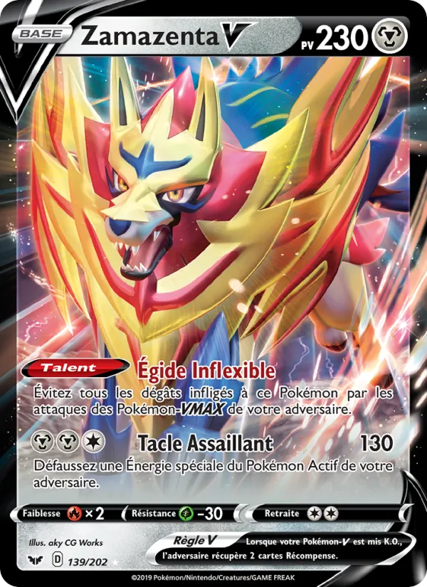 Zamazenta V Épée et Bouclier 139/202