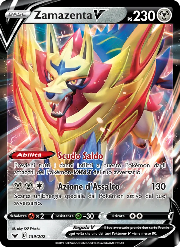 Zamazenta V Spada e Scudo 139/202