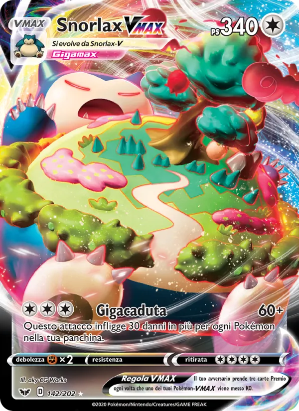 Snorlax VMAX Spada e Scudo 142/202