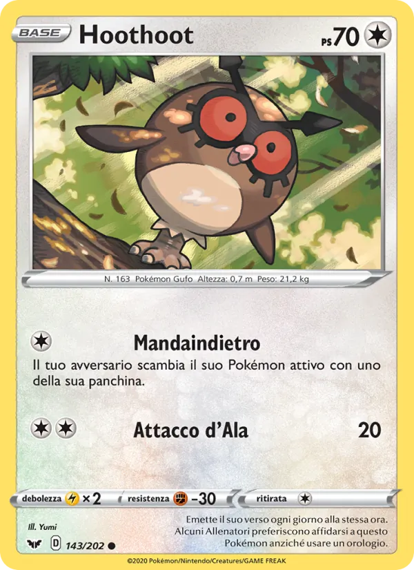 Hoothoot Spada e Scudo 143/202