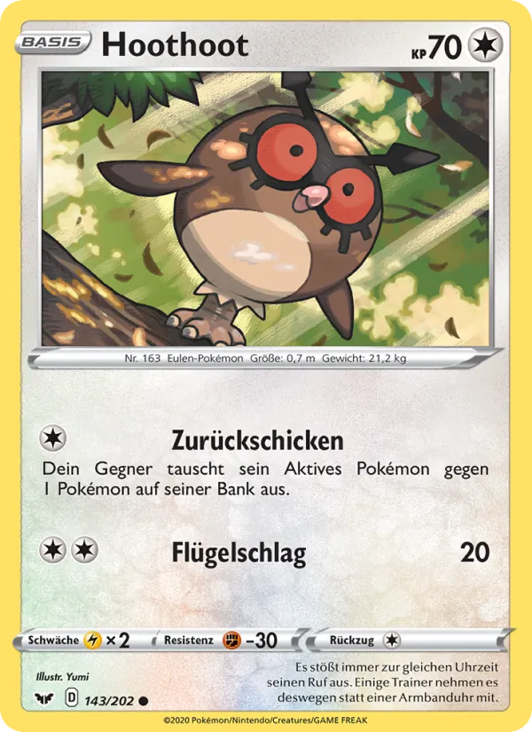 Hoothoot Schwert & Schild 143/202
