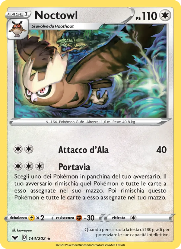 Noctowl Spada e Scudo 144/202