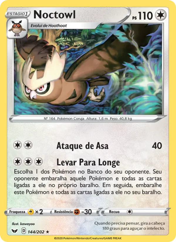 Noctowl Espada e Escudo 144/202