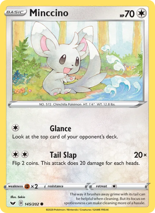 Minccino Sword & Shield 145/202