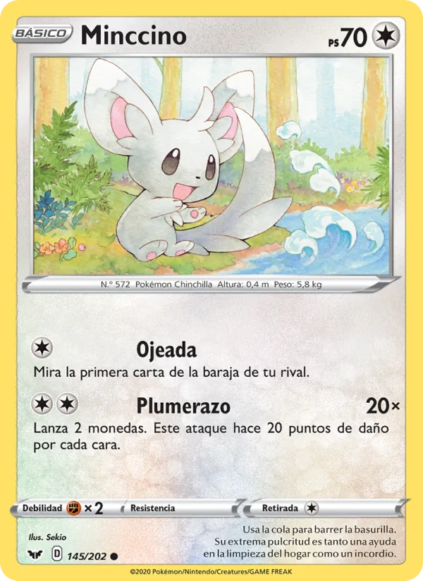 Minccino Espada y Escudo 145/202