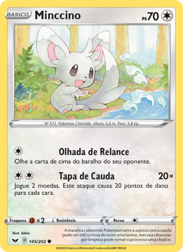 Minccino Espada e Escudo 145/202