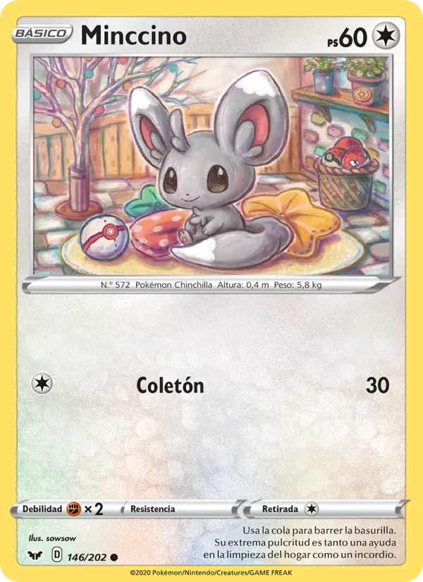 Minccino Espada y Escudo 146/202