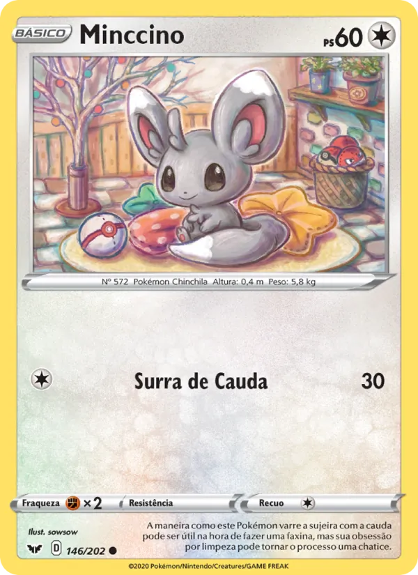 Minccino Espada e Escudo 146/202