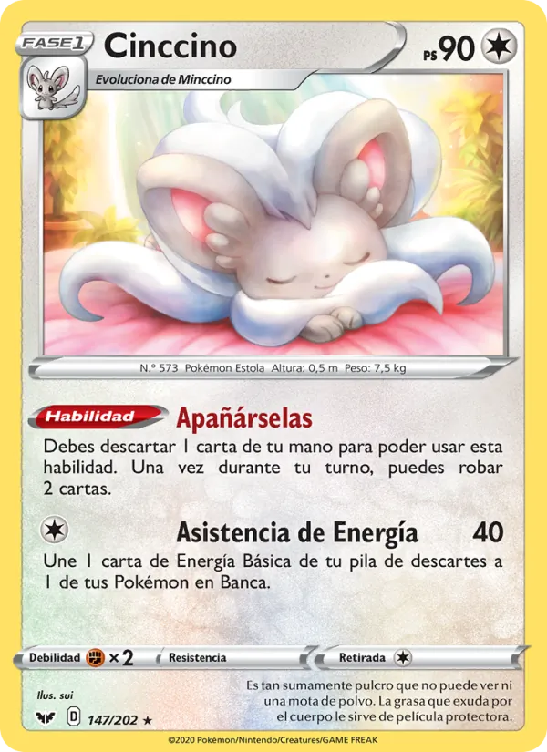 Cinccino Espada y Escudo 147/202