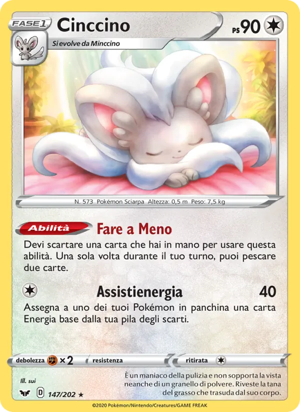 Cinccino Spada e Scudo 147/202