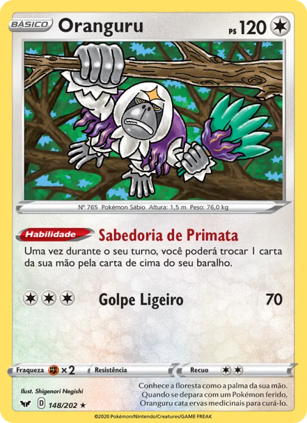 Oranguru Espada e Escudo 148/202