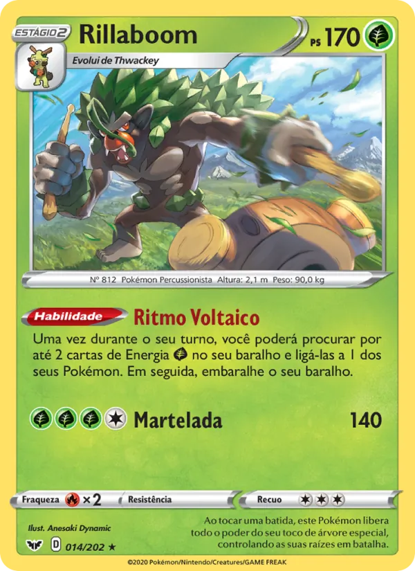 Rillaboom Espada e Escudo 14/202