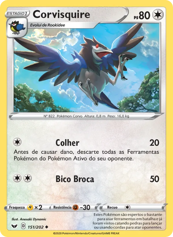 Corvisquire Espada e Escudo 151/202