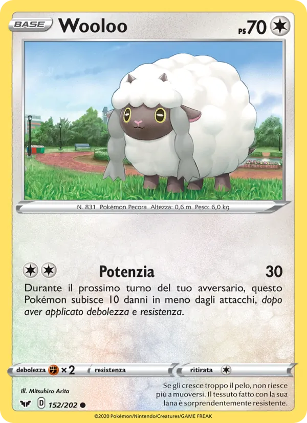Wooloo Spada e Scudo 152/202