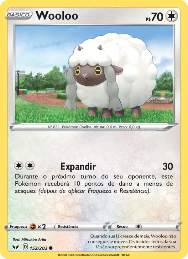 Wooloo Espada e Escudo 152/202