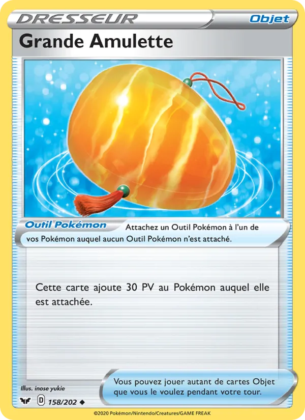 Grande Amulette Épée et Bouclier 158/202