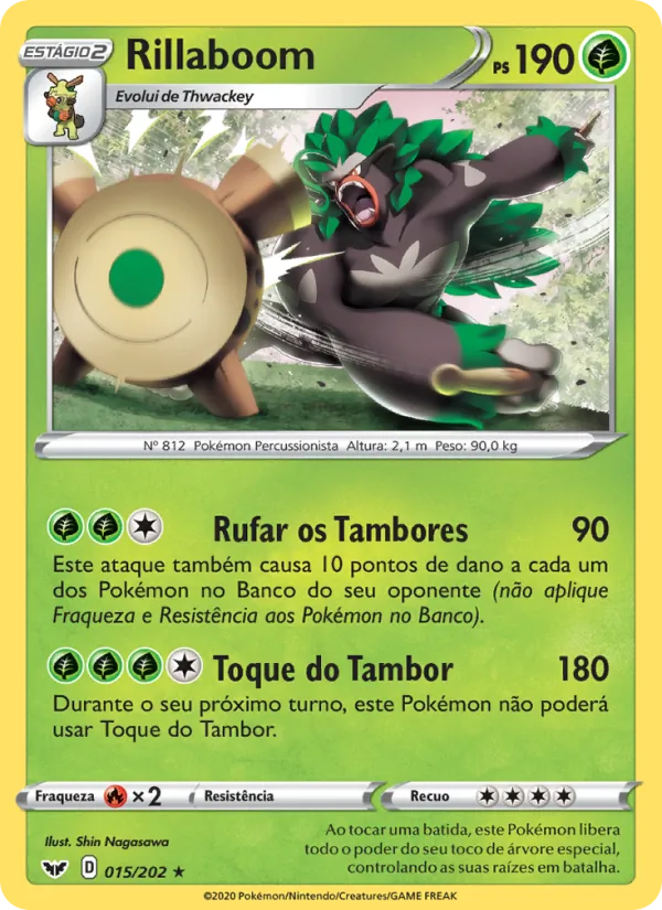 Rillaboom Espada e Escudo 15/202