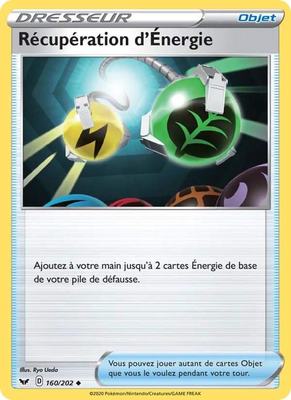 Récupération d'Énergie Épée et Bouclier 160/202